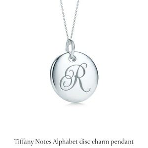 Tiffany's Initial R Necklace